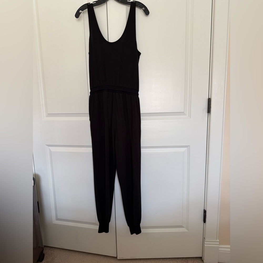 Athleta Classic Black Jumpsuit - Picture 2 of 5